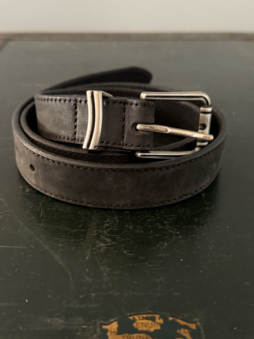 Northern Reflections Women's Belt Medium Black Leather Casual Jeans Dress Ladies